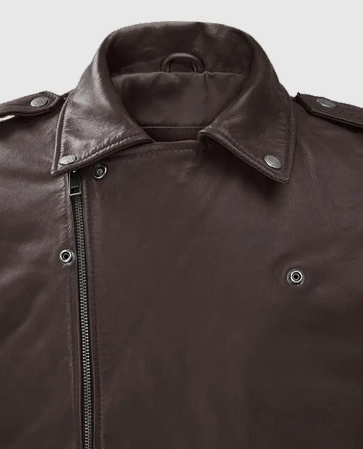 Men's Rutland Brown Riding Leather Jacket