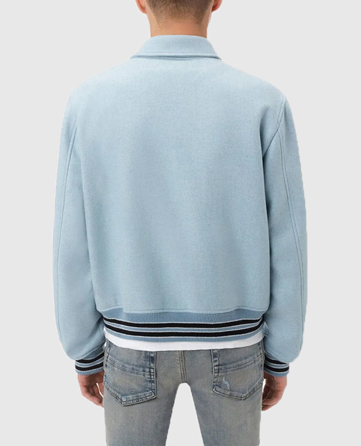 Amiri Bones Letterman Wool Jacket