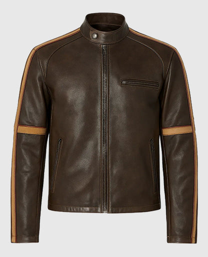 Tom Cruise War of Worlds Brown Leather Jacket