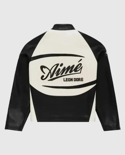 Lebron James Aimé Leon Dore Café Racer Leather Jacket