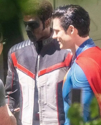 Mister Terrific Superman Leather Jacket