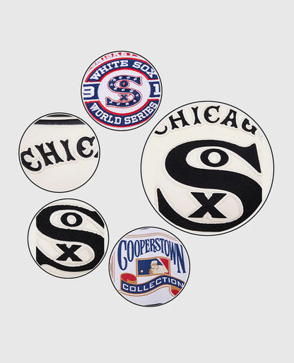 MLB Chicago White Sox Men's Rib Wool Varsity Jacket