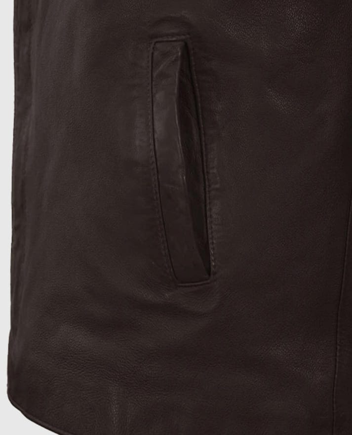 Men's Motorad Brown Biker Leather Jacket