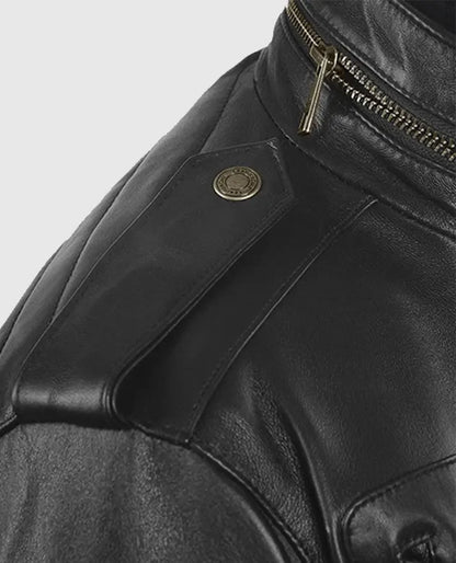 Men’s Classic Black Leather Jacket