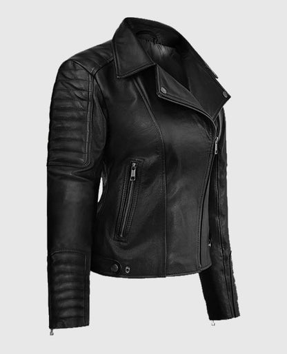 Victoria Justice Black Leather Jacket