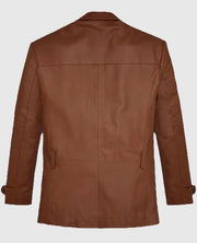 Robert Downey Jr Leather Blazer