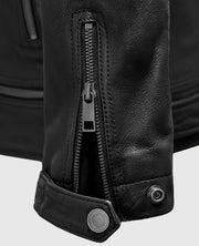 Ironwood Black Biker Leather Jacket