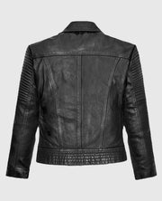 Gal Gadot Black Leather Jacket