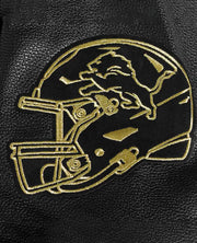 Detroit Lions Black & Gold Varsity Jacket