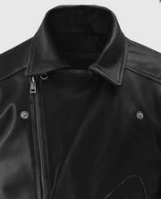 Men's Street Style Biker Leather Jacket