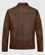 Leonardo DiCaprio Once Upon a Time in Hollywood Leather Jacket