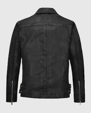 Nicholas Hoult Black Leather Jacket