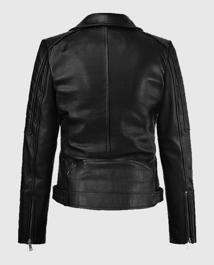 Victoria Justice Black Leather Jacket