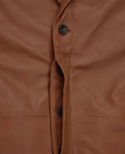 Robert Downey Jr Leather Blazer