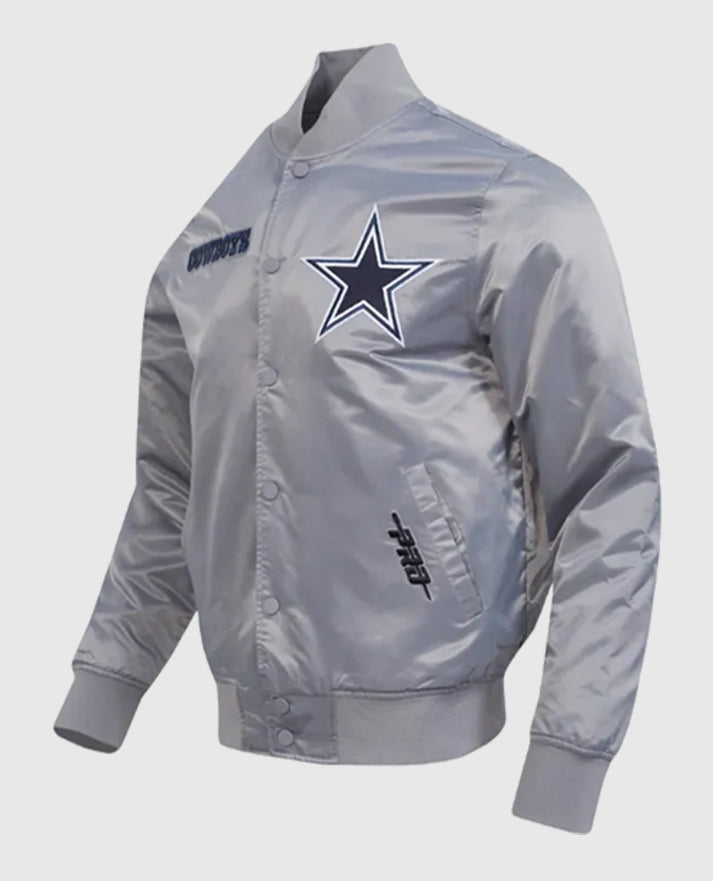 Dallas Cowboys Souvenir Varsity Satin Jacket