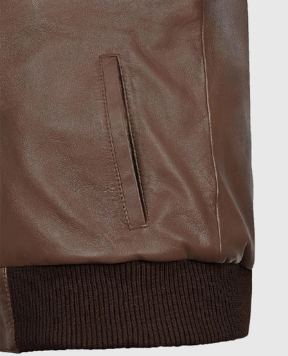 Men's Hunter Bomber Leather Jacket