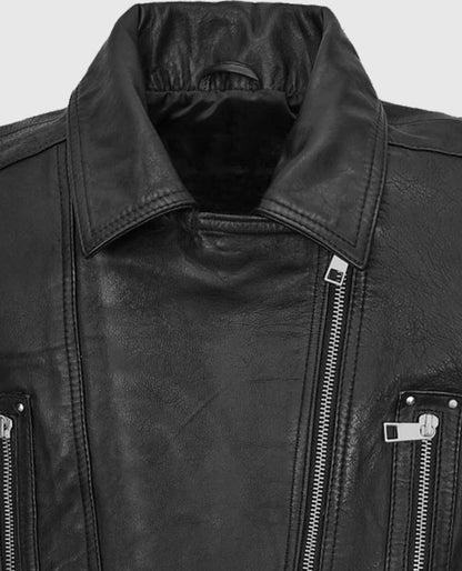 Gal Gadot Black Leather Jacket