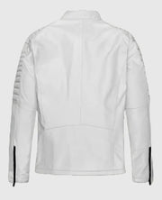 Vin Diesel White Leather Jacket