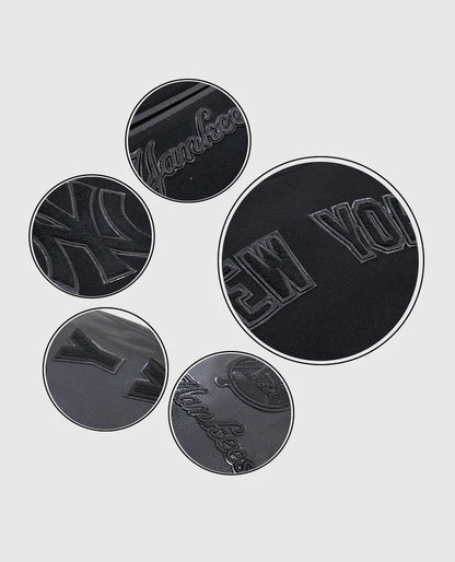 MLB New York Yankees Men's Black Varsity Jacket