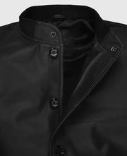 John Cho Leather Bomber Jacket