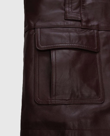 Johnny Depp Donnie Brasco Leather Blazer