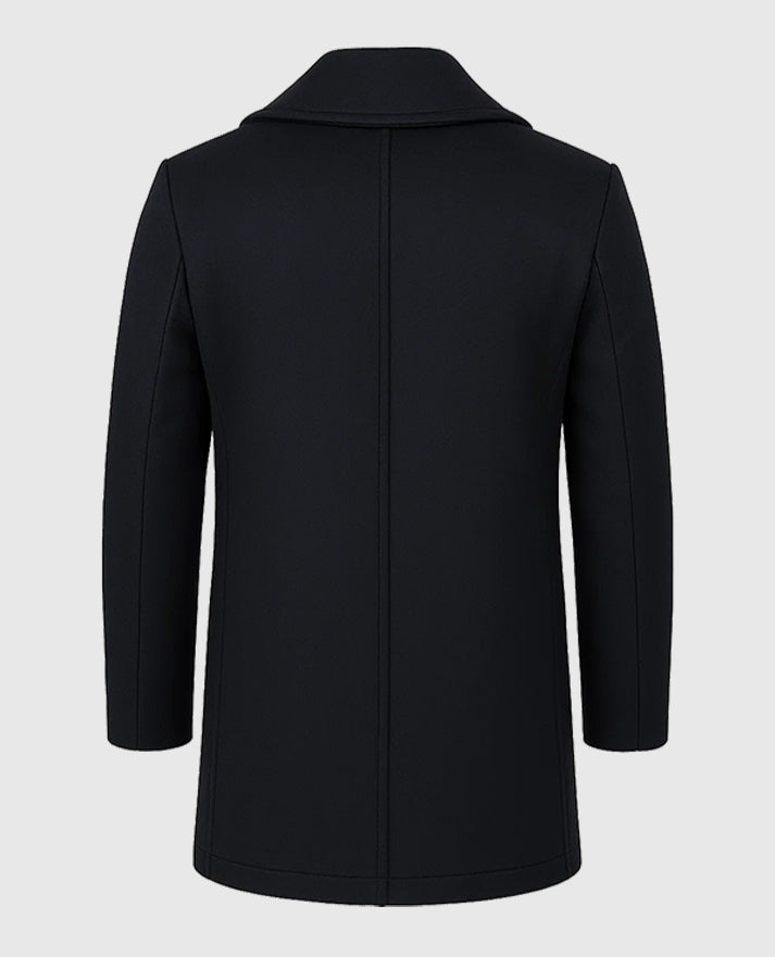 Harry Da Souza MobLand Black Wool Coat