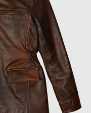 Katniss Hunger Games Leather Jacket