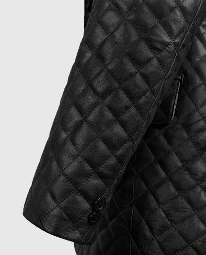Men’s Bocelli Quilted Leather Blazer