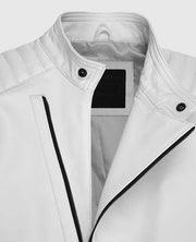 Vin Diesel White Leather Jacket