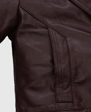 Johnny Depp Donnie Brasco Leather Blazer