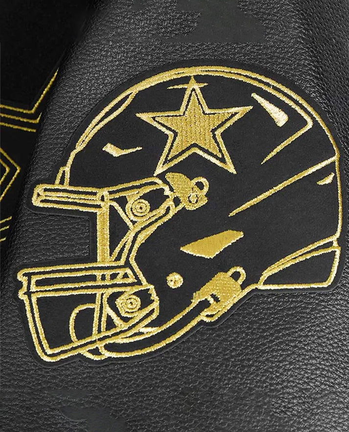 Dallas Cowboys Black & Gold Varsity Jacket