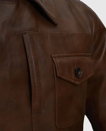 Leonardo DiCaprio The Aviator Leather Jacket