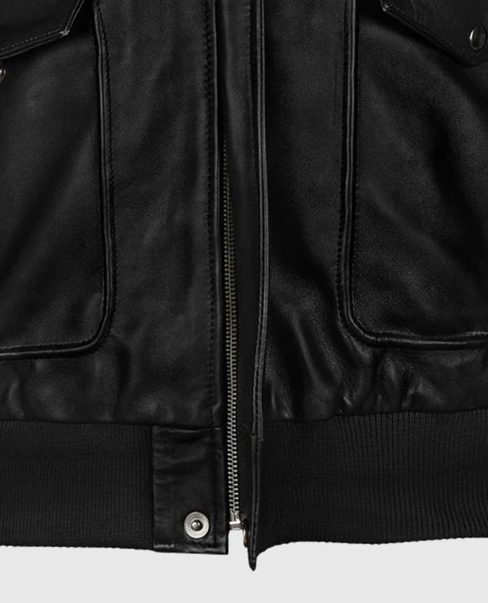 Men's A2 Flight Bomber Leather Jacket