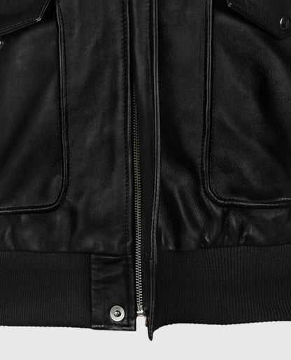 Men's A2 Flight Bomber Leather Jacket