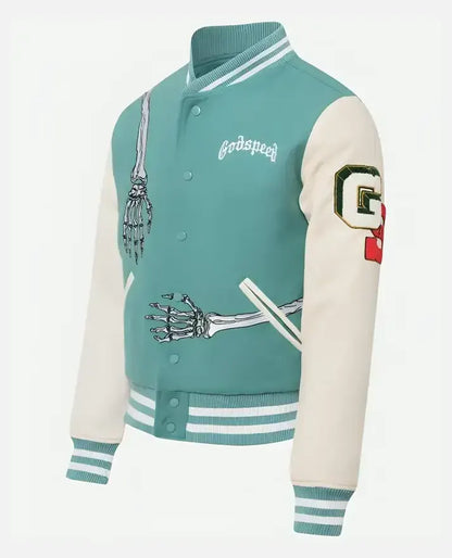 Godspeed Skull Rod Bomber Halloween Jacket