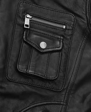 Men’s Classic Black Leather Jacket