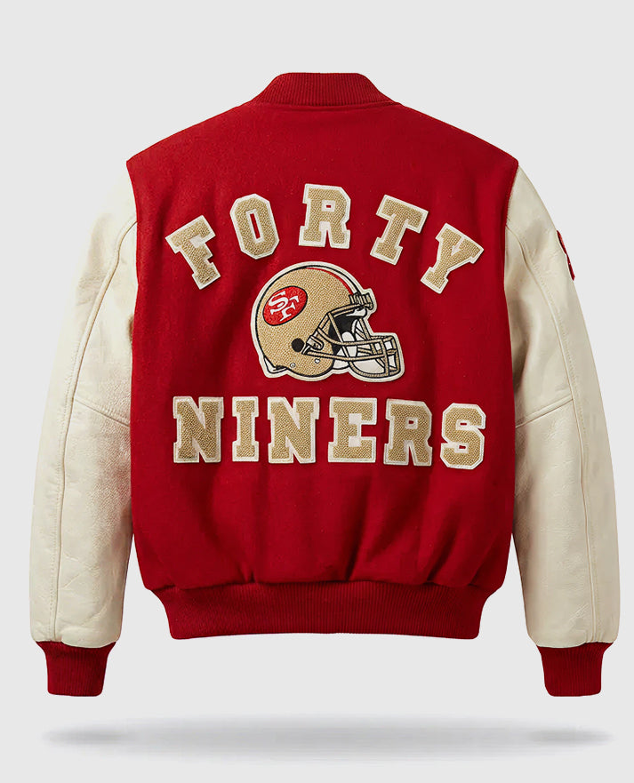 80’s San Francisco 49ers Red Letterman Jacket