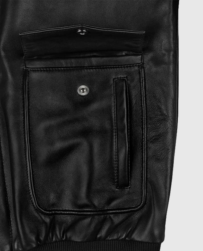 Men's A2 Flight Bomber Leather Jacket