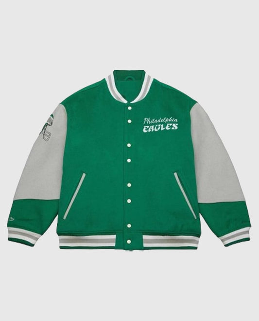 90s Eagles Varsity Jacket