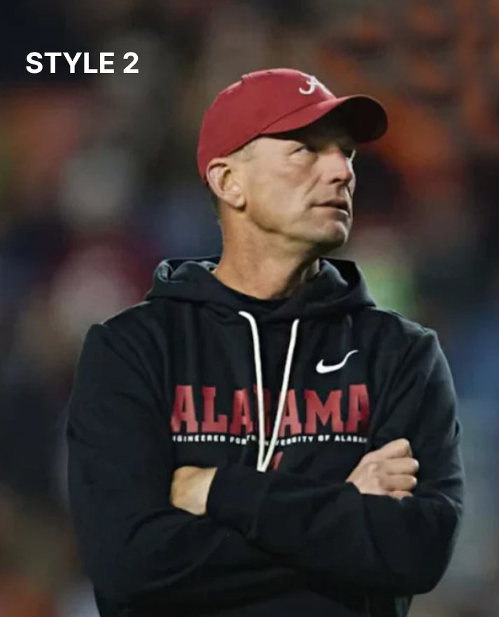 Alabama Gameday Kalen DeBoer Black Pullover Hoodie
