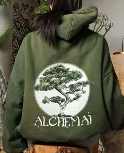 Alchemai Green Pullover Hoodie