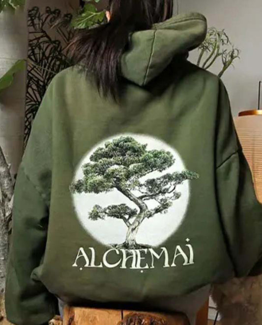Alchemai Green Pullover Hoodie