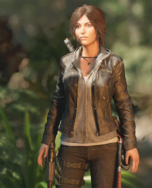 Alicia Vikander Leather Jacket