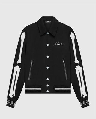 Amiri Bones Letterman Wool Jacket
