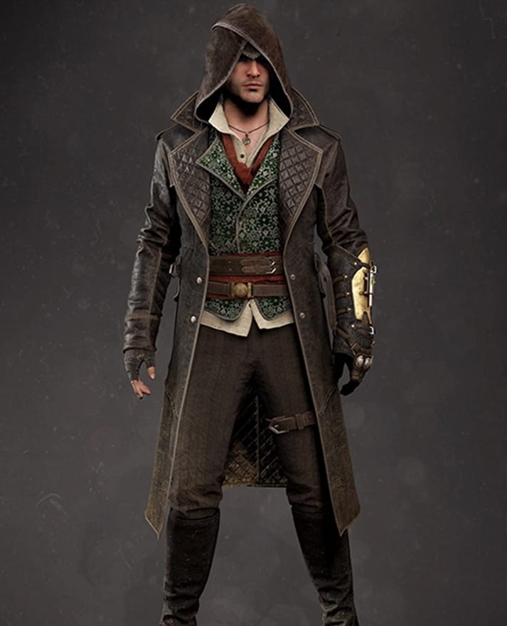 Assassin's Creed Jacob Frye Leather Long Coat