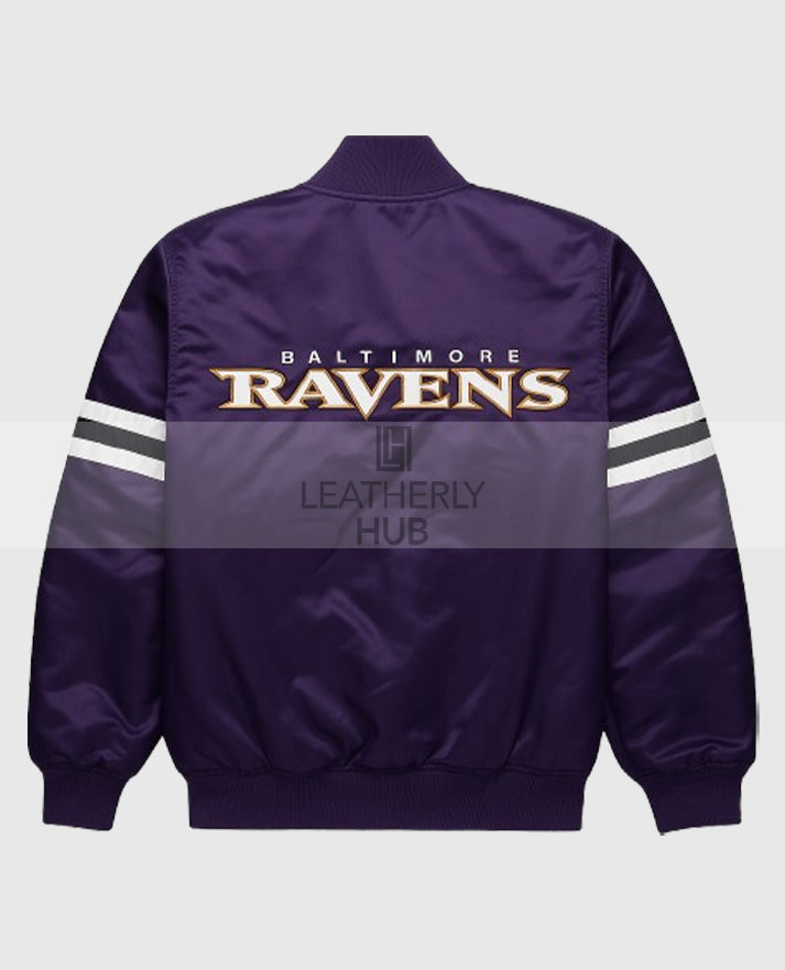 Baltimore Ravens Purple Varsity Jacket