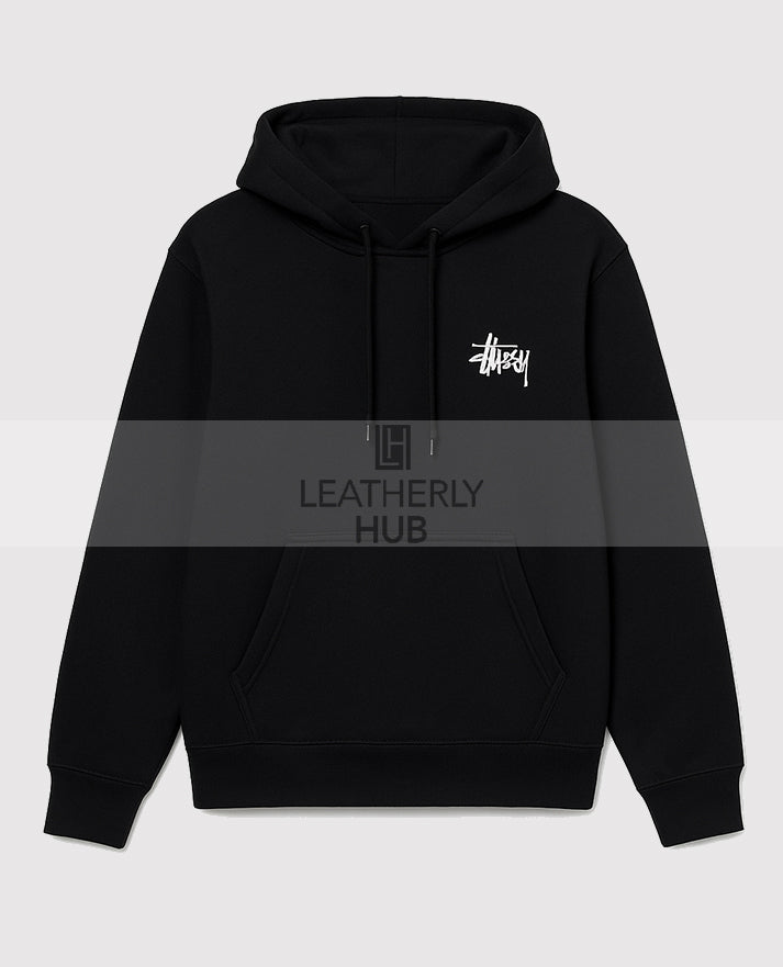Basic Stussy Black Hoodie
