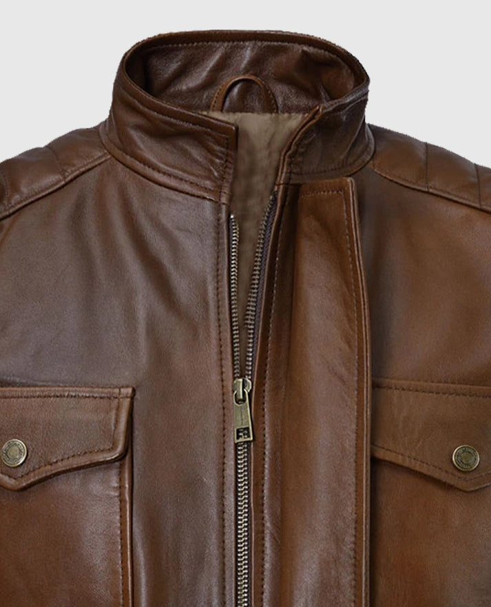 Boss Level Roy Pulver Leather Jacket