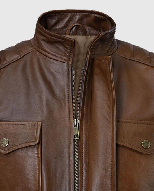Boss Level Roy Pulver Leather Jacket