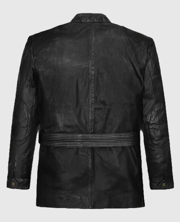 Brad Pitt Benjamin Leather Jacket